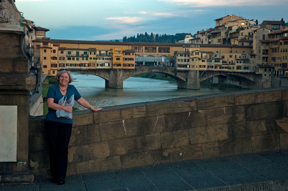 Florence Ponte Vedchio with J