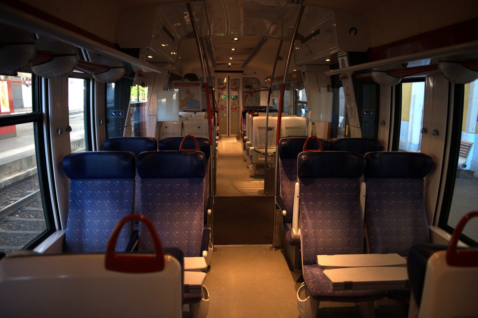 Avignon Day 3 Inside Train