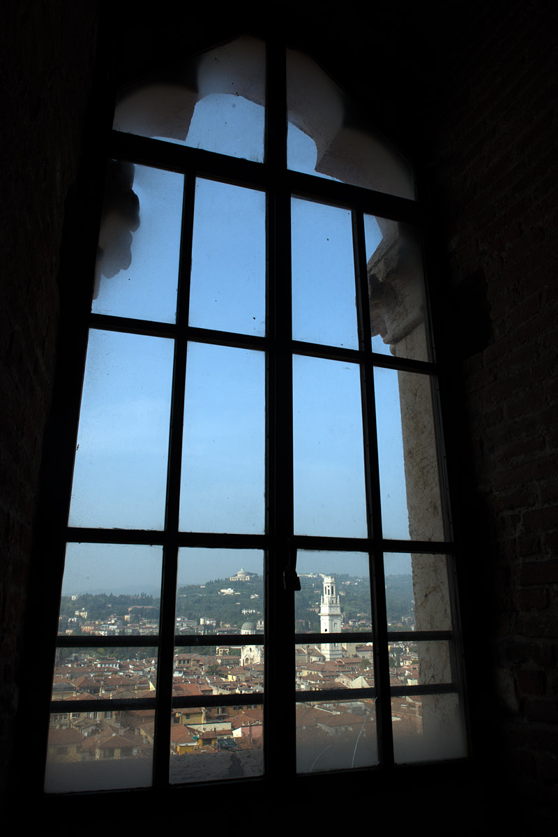 Verona day window towers